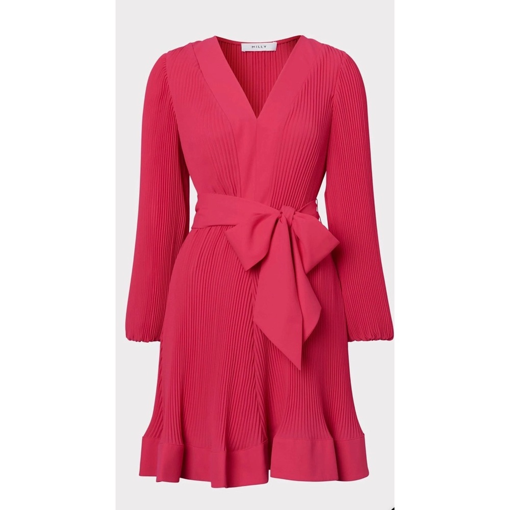 Milly Liv Pleated Dress. NWT.